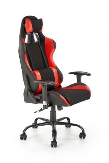 Kancelářské židle - Halmar Herní židle DRAKE - červená/černá