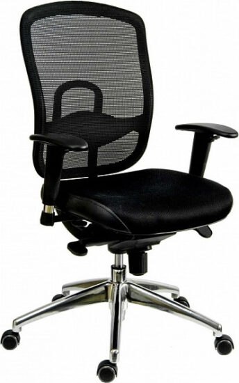Kancelářské židle - Antares Kancelářská židle Oklahoma šedá síť/šedá