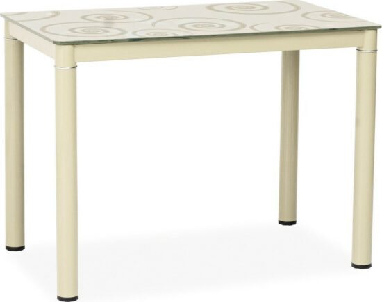 Jídelní stoly - Casarredo Jídelní stůl DAMAR 80x60 krémový