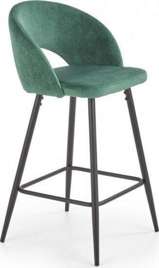 Barové židle - Halmar Barová židle H96 - zelená