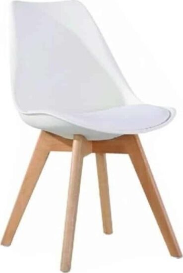 Jídelní židle - Tempo Kondela Jídelní židle BALI 2 NEW - bílá / buk + kupón KONDELA10 na okamžitou slevu 3% (kupón uplatníte v košíku)