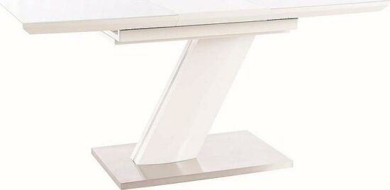 Jídelní stoly - Casarredo Jídelní stůl rozkládací TORONTO 120x80 bílá mat