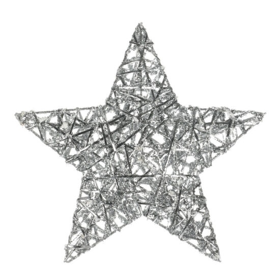 Vánoční dekorace - Autronic Hvězda vánoční LBA011 SIL