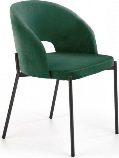 Jídelní židle - Halmar Jídelní židle K455 - tmavě zelená