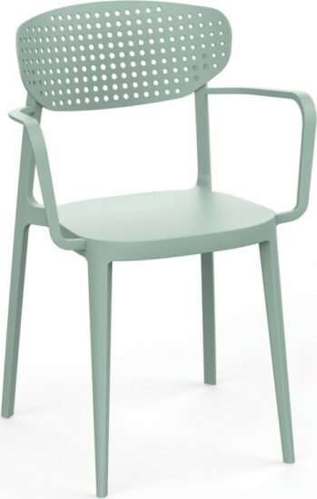 Polokřesla (židle s područkami) - Rojaplast Křeslo AIRE - nilská zelená