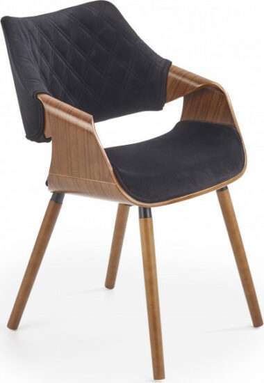 Jídelní židle - Halmar Jídelní židle K396 - černá/ořech