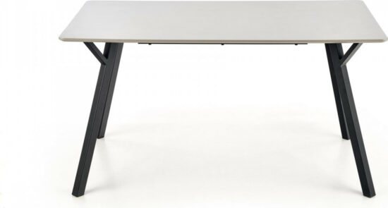 Jídelní stoly - Halmar Jídelní stůl BALROG - světle šedá/černá