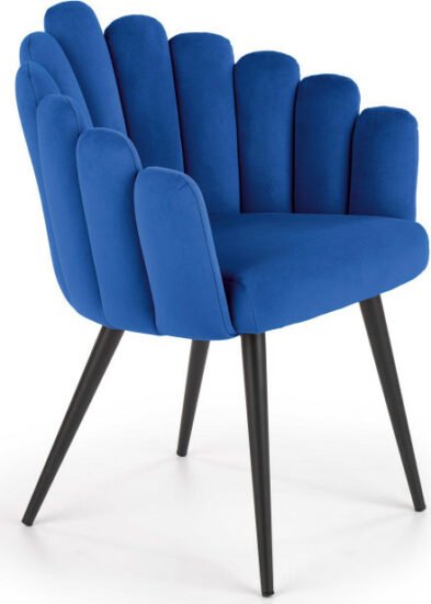 Polokřesla (židle s područkami) - Halmar Jídelní polokřeslo K410 - modré