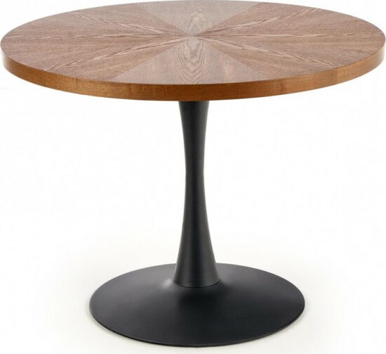 Jídelní stoly - Halmar Jídelní stůl CARMELO - ořech/černá