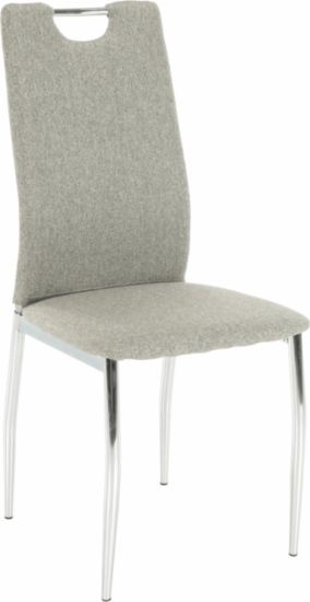 Jídelní židle - Tempo Kondela Jídelní židle OLIVA NEW - béžový melír / chrom + kupón KONDELA10 na okamžitou slevu 3% (kupón uplatníte v košíku)