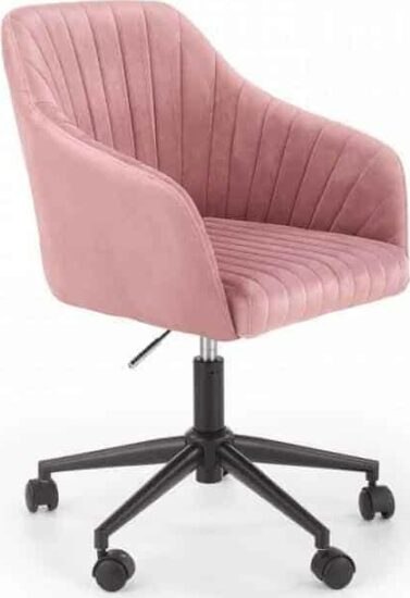Kancelářské židle - Halmar Kancelářské křeslo FRESCO - růžové
