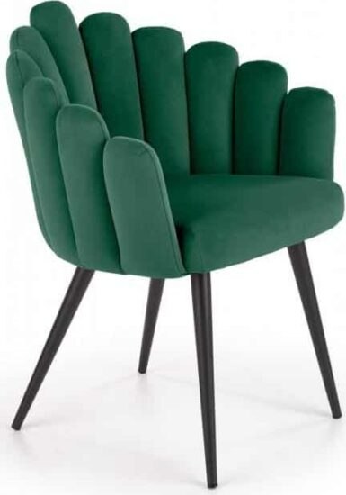Polokřesla (židle s područkami) - Halmar Jídelní polokřeslo K410 - zelené