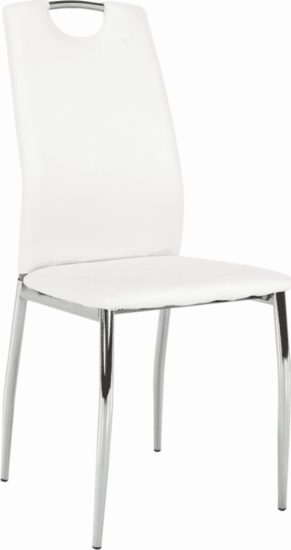 Jídelní židle - Tempo Kondela Židle ERVINA - bílá ekokůže + kupón KONDELA10 na okamžitou slevu 3% (kupón uplatníte v košíku)