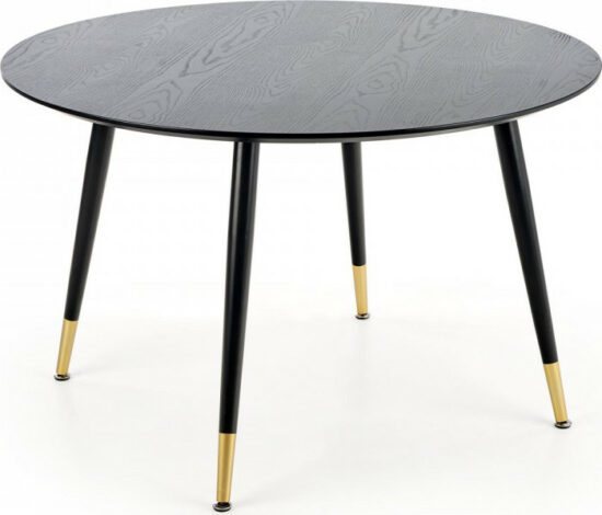 Jídelní stoly - Halmar Jídelní stůl EMBOS - černá/zlatá