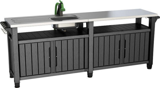 Stoly a stolky - Keter UNITY CHEF 415L grafit