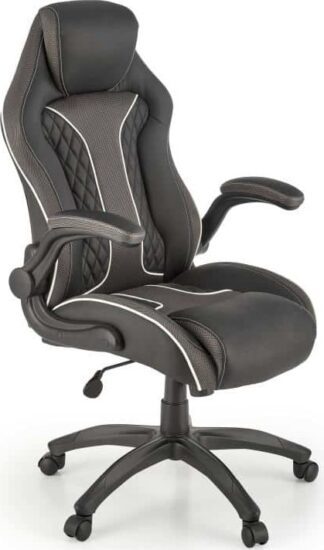 Kancelářské židle - Halmar Kancelářská židle HAMLET - černá/šedá