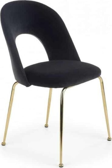 Jídelní židle - Halmar Jídelní židle K385 - černá/zlatá