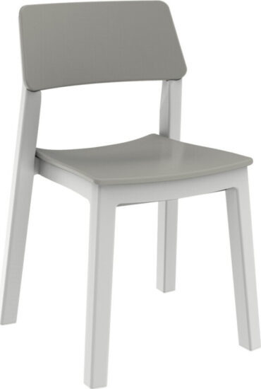 Plastové - TOOMAX židle BISTROT ITALIA - světle šedá
