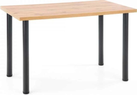 Jídelní stoly - Halmar Jídelní stůl MODEX 2 120 - dub wotan/černá