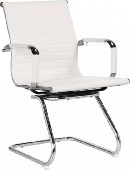 Konferenční - Tempo Kondela Konferenční židle AZURE 2 NEW TYP 2 - bílá + kupón KONDELA10 na okamžitou slevu 3% (kupón uplatníte v košíku)