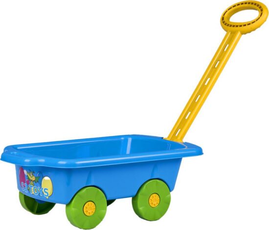 Hračky na zahradu - BAYO Dětský vozík Vlečka modrý