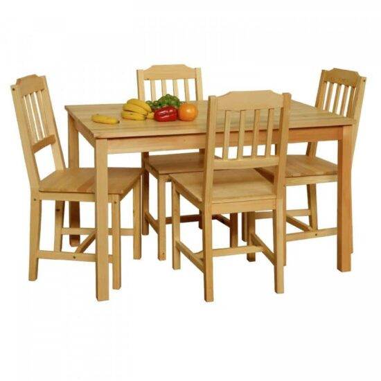 Jídelní sety 4+1 - Idea Stůl + 4 židle 8849 lak
