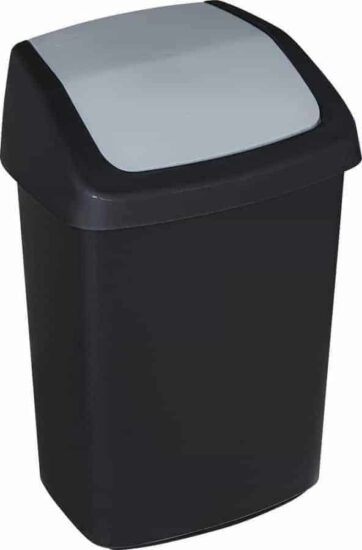 Odpadkové koše - Curver Odpadkový koš SWING 10L - černý
