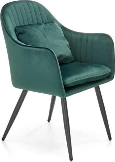 Polokřesla (židle s područkami) - Halmar Designové křeslo K464 - zelené