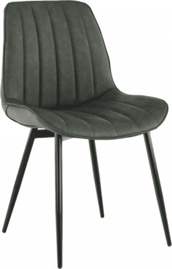 Jídelní židle - Tempo Kondela Židle HAZAL - zelená/černá + kupón KONDELA10 na okamžitou slevu 3% (kupón uplatníte v košíku)