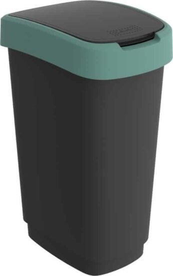 Odpadkové koše - ROTHO TWIST odpadkový koš 50L - zelená