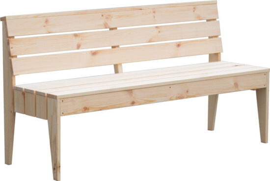 Dřevěné - Rojaplast POOL dřevěná lavice - PŘÍRODNÍ